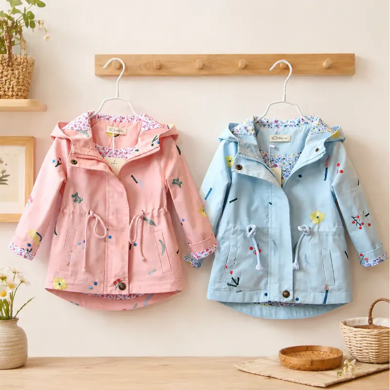 Girls Windbreaker Jacket – Licht & Stijlvol – Kinder Jas