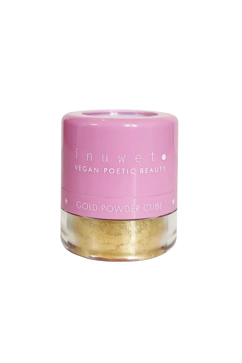 Gold Powder Cube