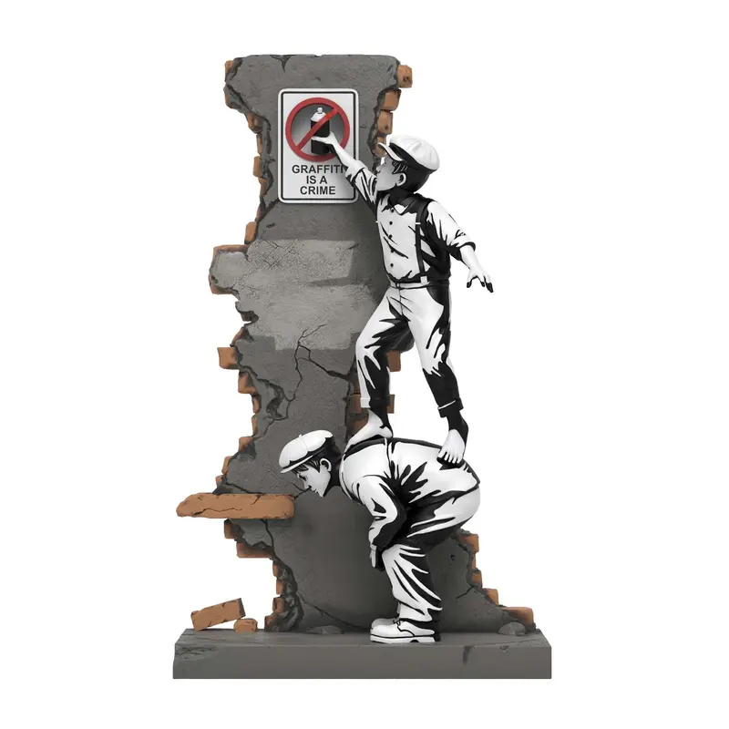 Graffiti Crime Brandalised Mighty Jaxx Polystone Figure Statue Art Collectible 25 cm