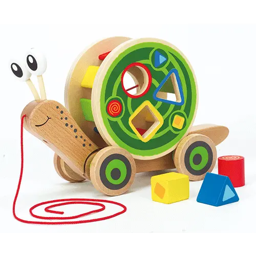 hape | houten trekslak met vormenstoof