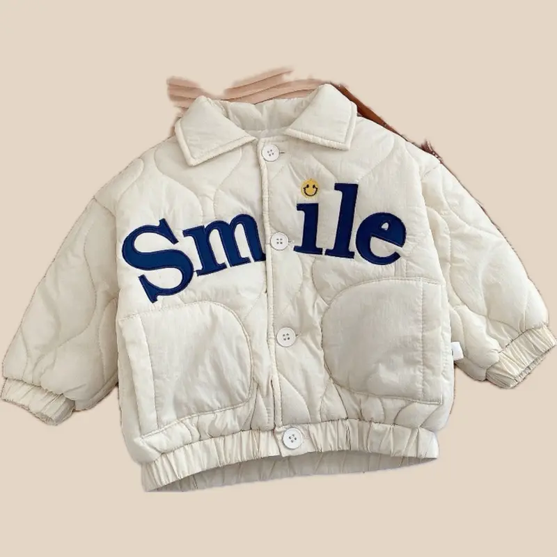 HappyHug™ – Warme Jas met Smile Detail – Uniseks Kinderjas