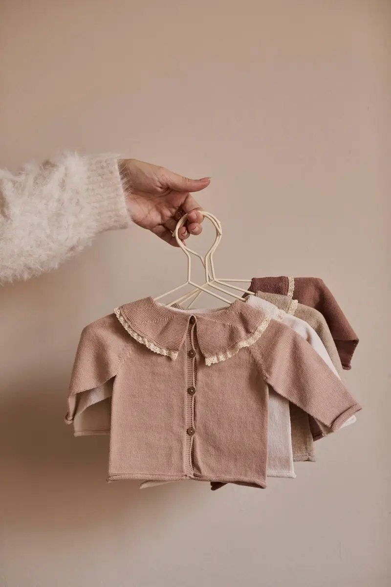 Hedda knitted cardigan - candy