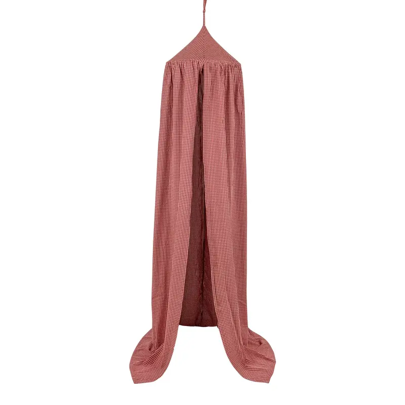 HelloLoomi Cotton Canopy - Pink Check