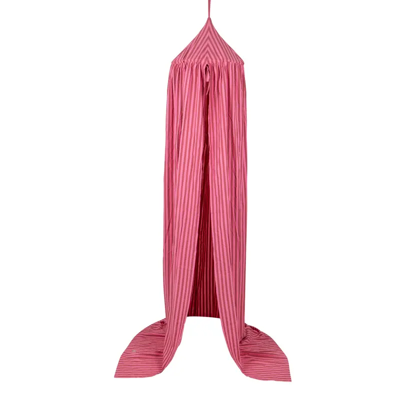 HelloLoomi Cotton Canopy - Pink Stripes