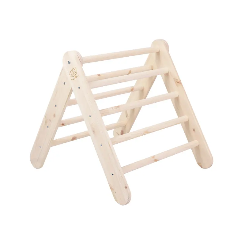 HelloLoomi Large Wooden Pikler Ladder - Natural Wood