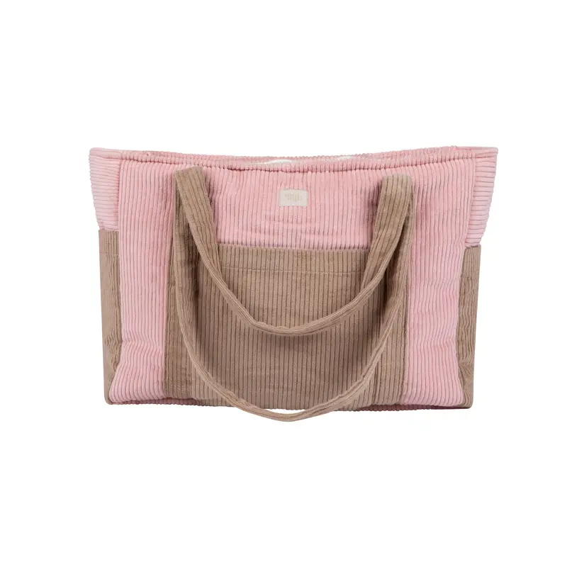 HelloLoomi Mom / Weekender Bag - Pink Coffee