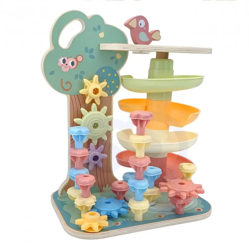 HelloLoomi Montessori 4in1 Ball Track Activity Tree