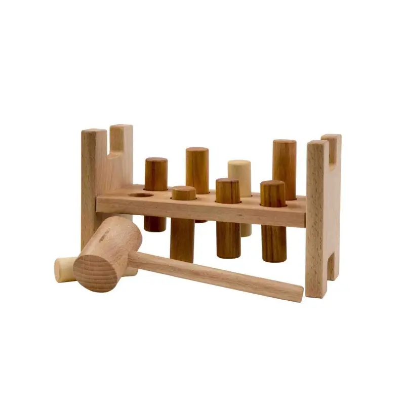 HelloLoomi Pounding Bench - Natural