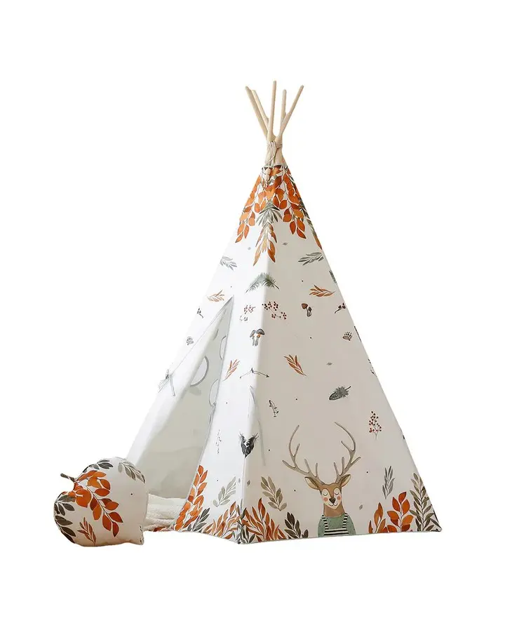 HelloLoomi Teepee Tent - Forest Friends