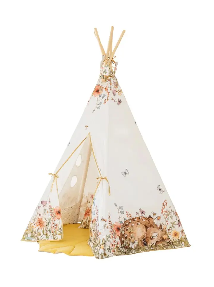 HelloLoomi Teepee Tent - Wildflowers
