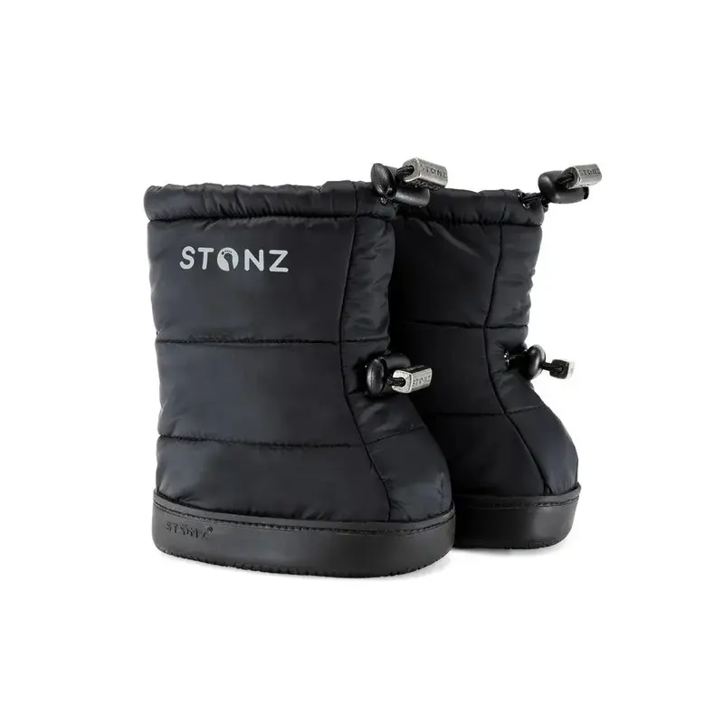 HelloLoomi Toddler Puffer Booties - Black