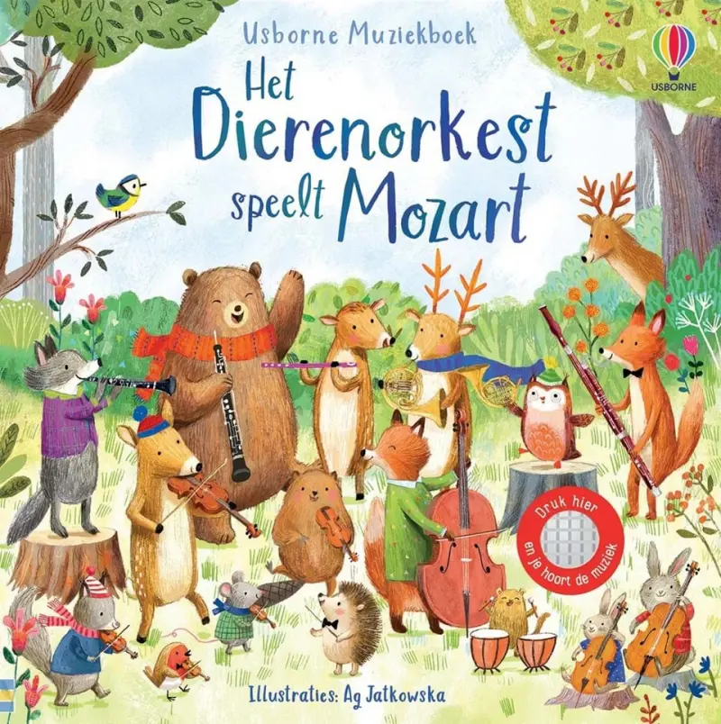 Het dierenorkest speelt Mozart