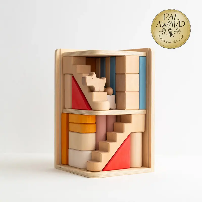 Houten blokken set - Multi Floor