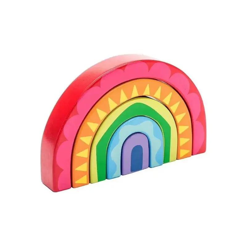 Houten Regenboog Tunnel