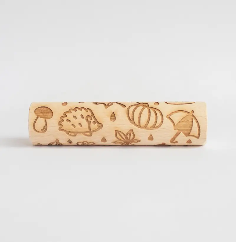 Houten roller - de herfst