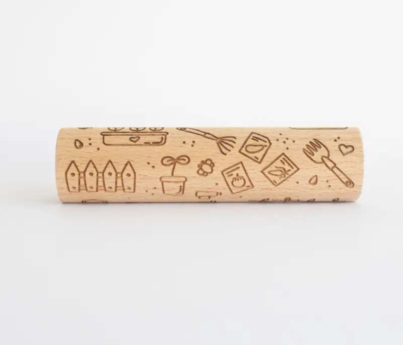 Houten roller - moestuin
