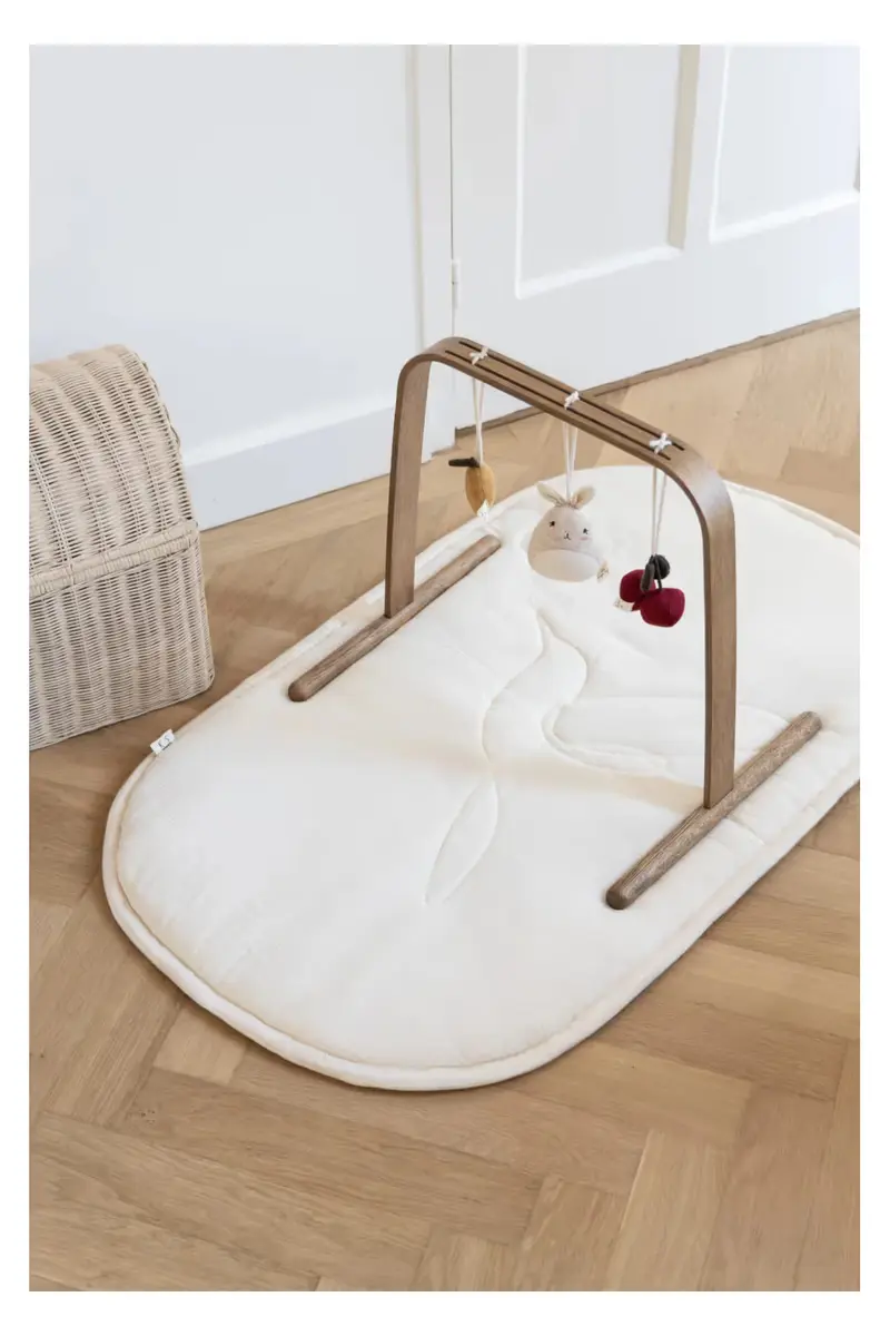Hummbird oval playmat - Cream