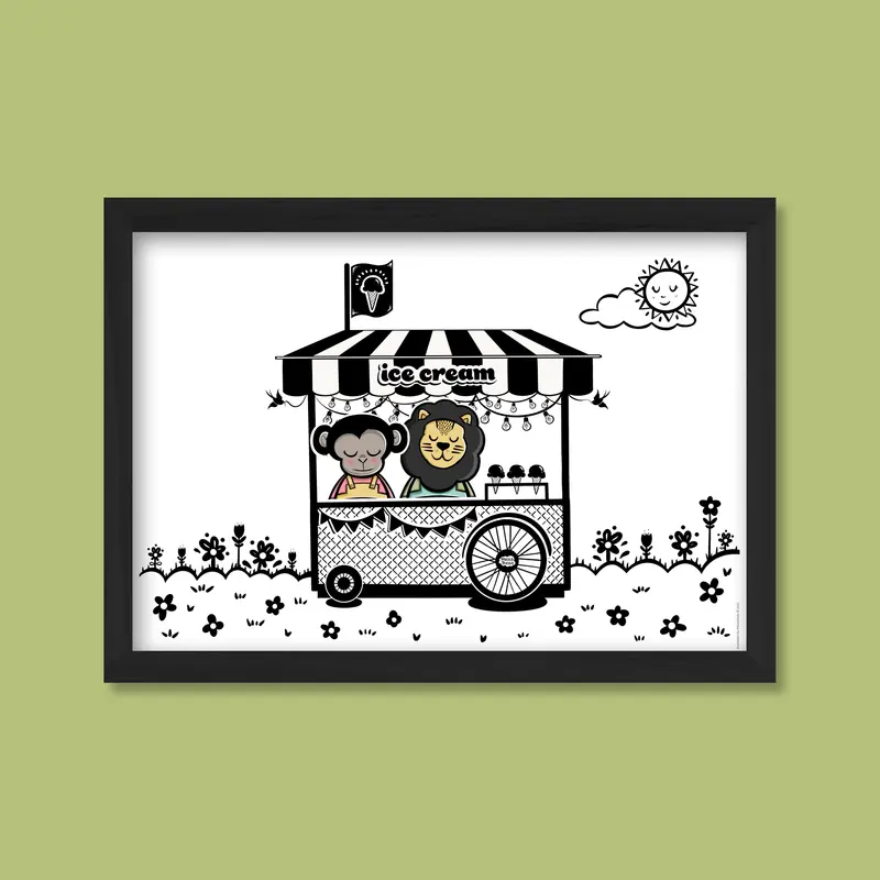 Ice cream print