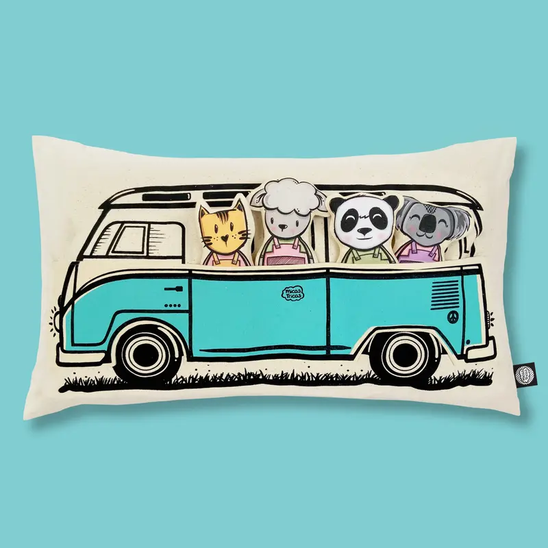 Interactive Cushion - Summer van blue