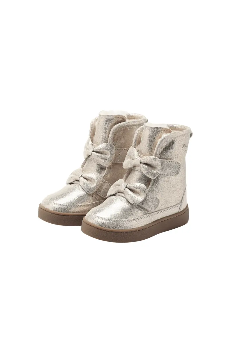 Isa Exclusive Boots - Silver Metallic Leather