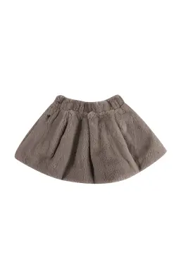 Isabelle Skirt Dark Taupe Teddy