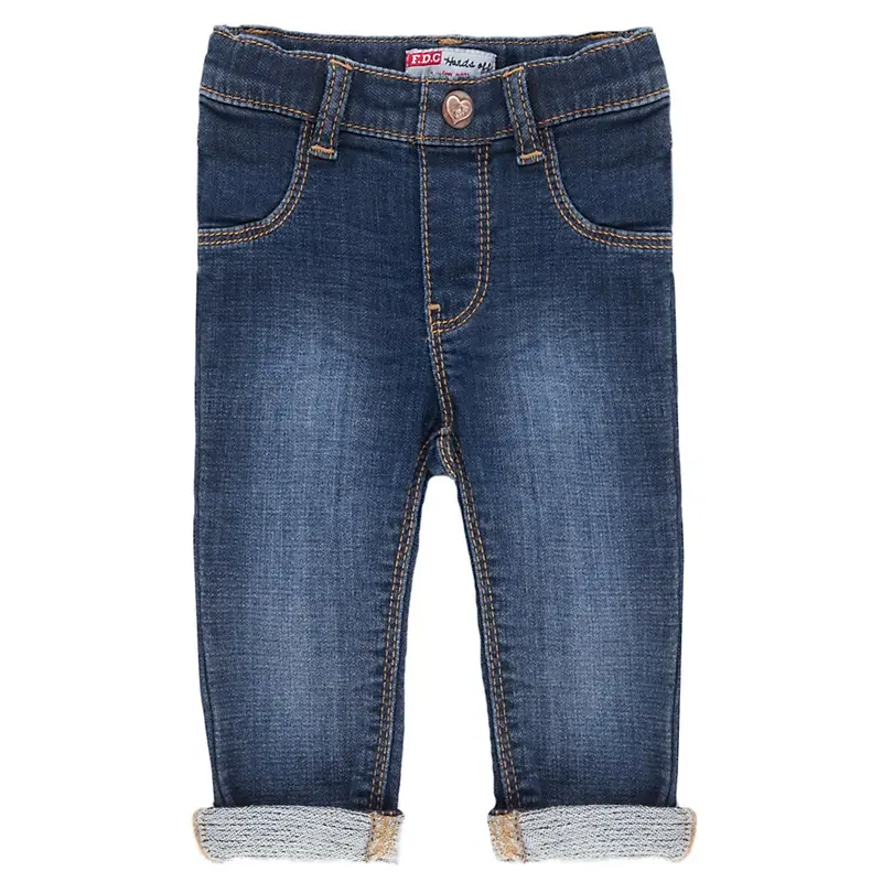 Jogg denim lang - jeans meisje, Feetje