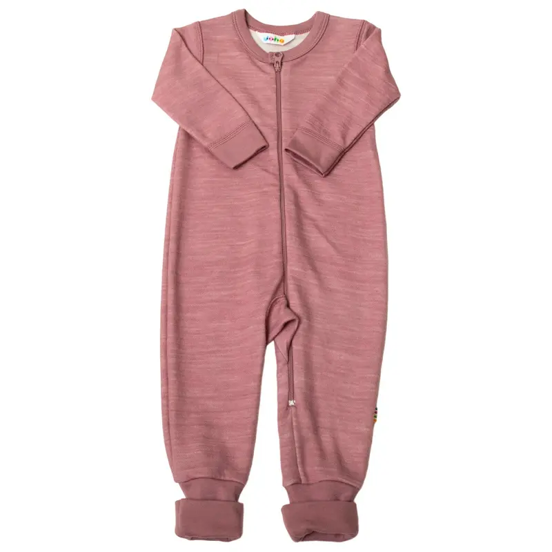 Jumpsuit roze - katoen/wol