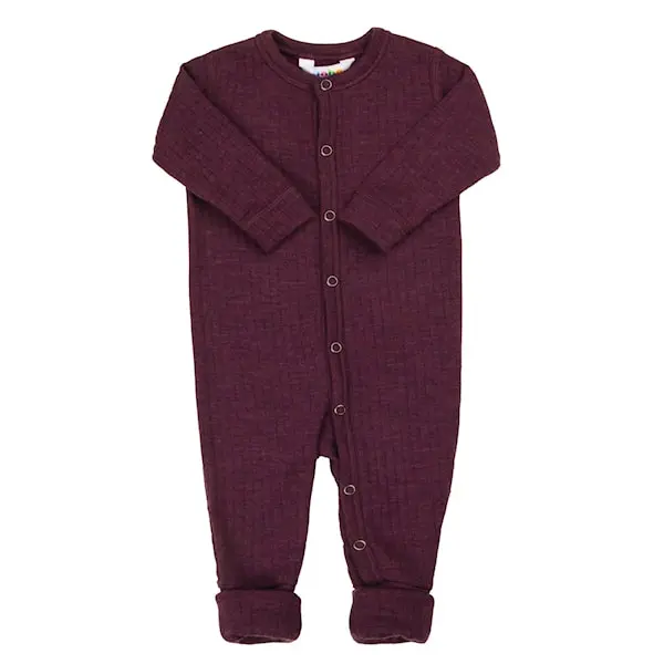 Jumpsuit wol - Plum