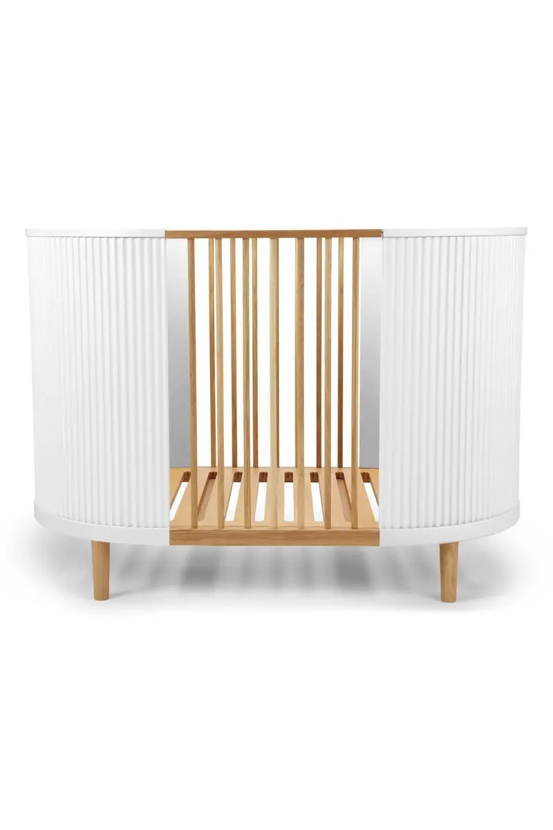 Kai baby cot - White oak