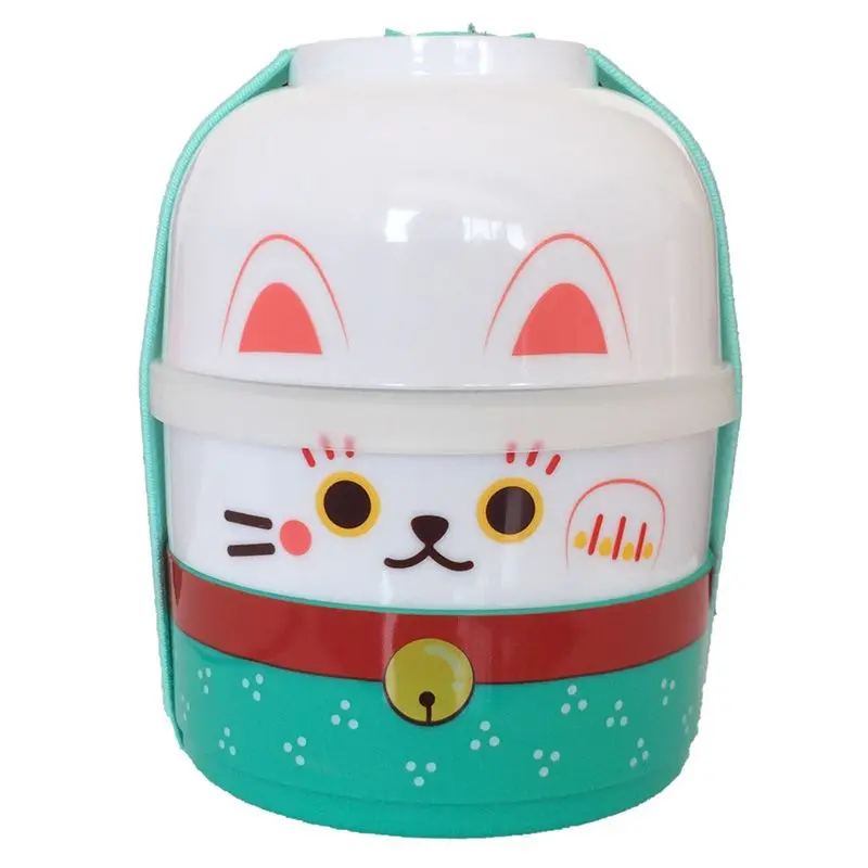 Kawaii bentobox - 3 laags - Maneki neko