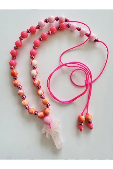 Ketting Palmboom Roze