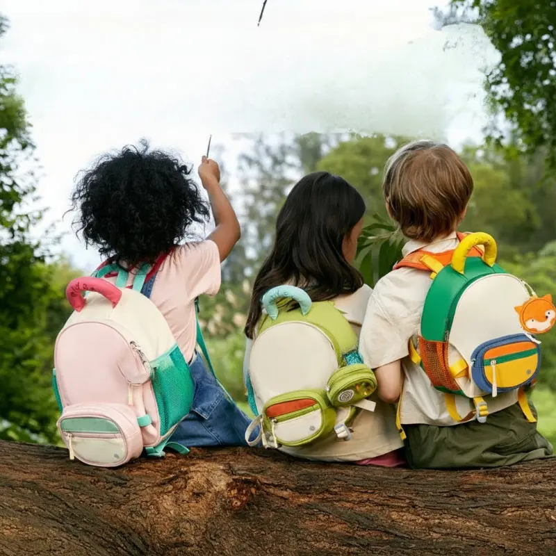 KidPack – Licht & Comfortabel – Lichtgewicht Schooltas met Waterfleshouder