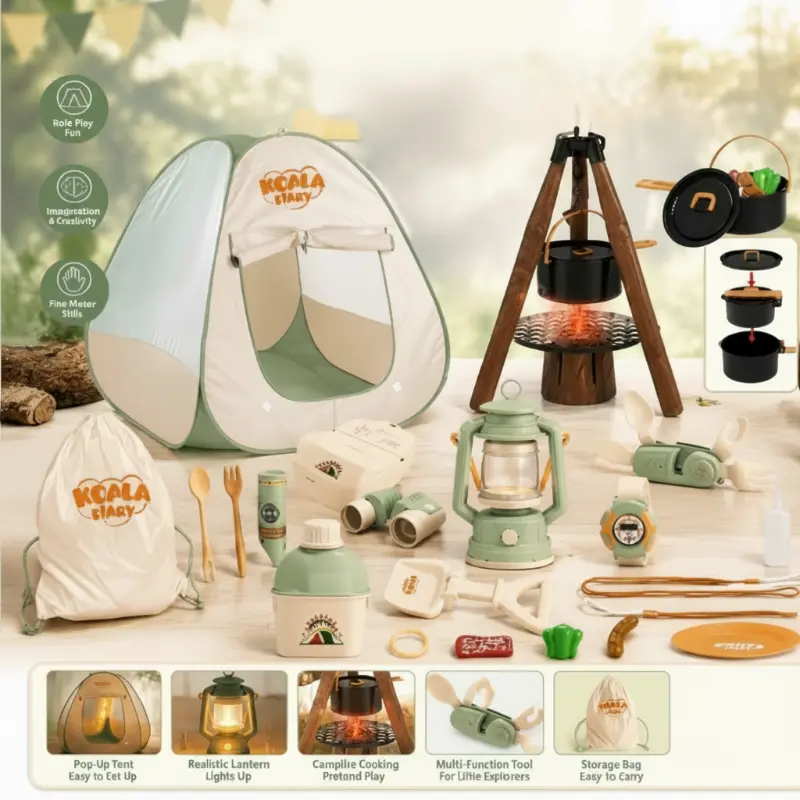 Kids Camping Adventure – Avontuurlijk & Interactief – Kampeer Set