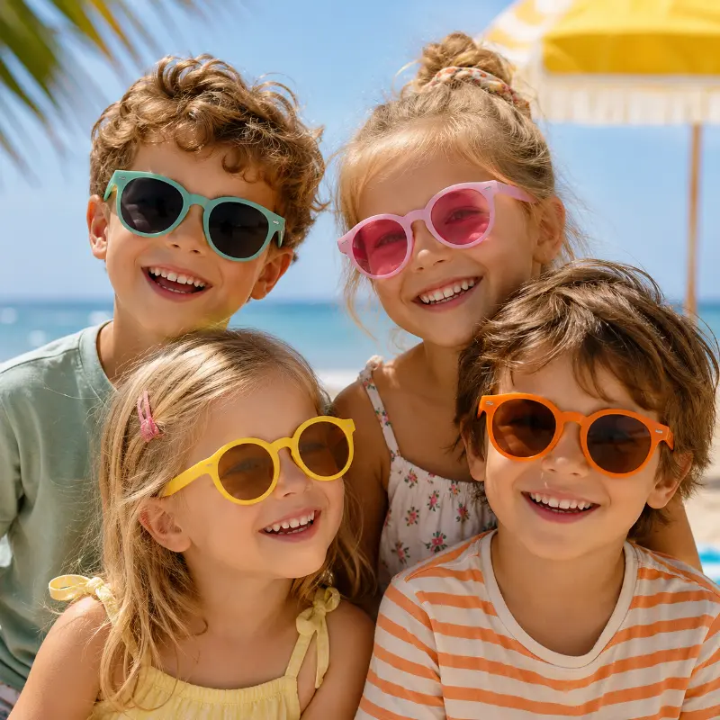 Kids Sunglasses Set – UV-bescherming & plezier – Kinder Zonnebrillen