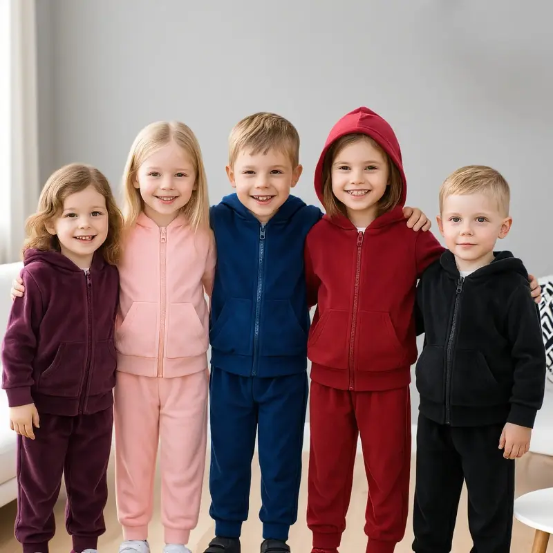 Kids Tales – Warm & Comfortabel – Velvet Trainingspak voor Kinderen