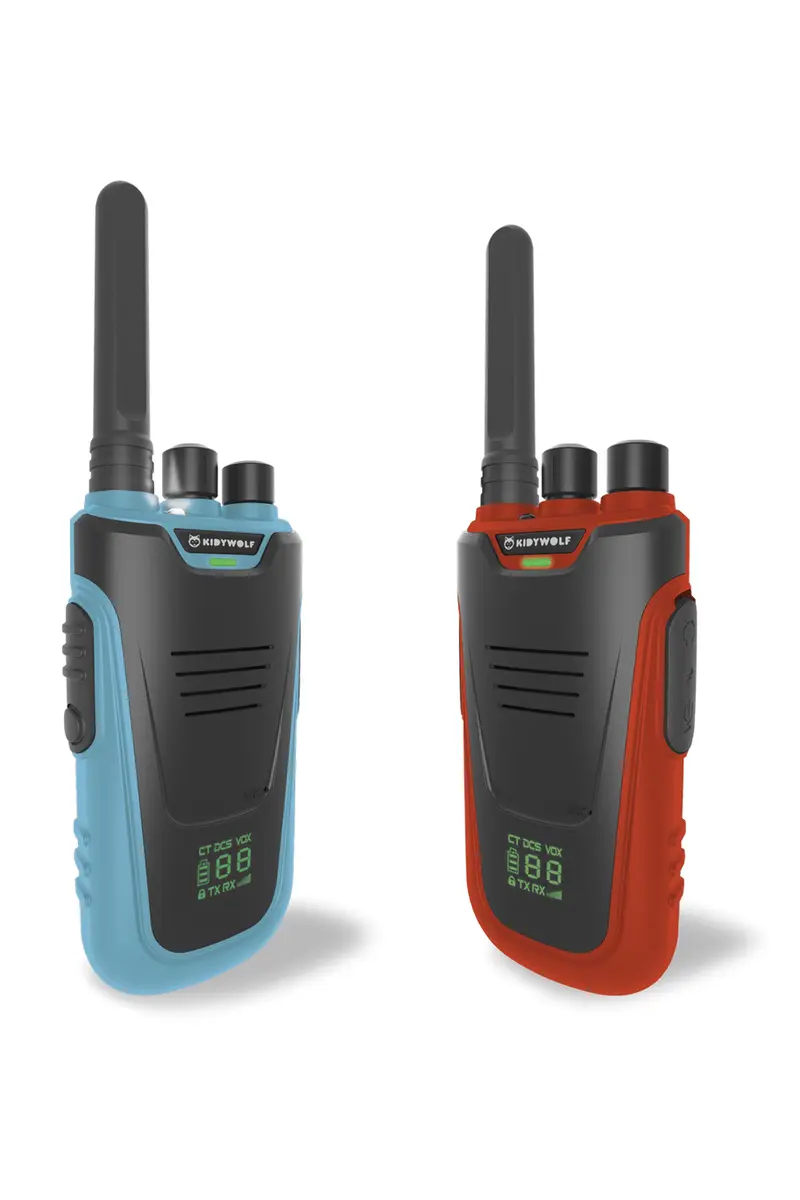 Kidywolf Kidytalk - Walkie Talkies - Blue-Red
