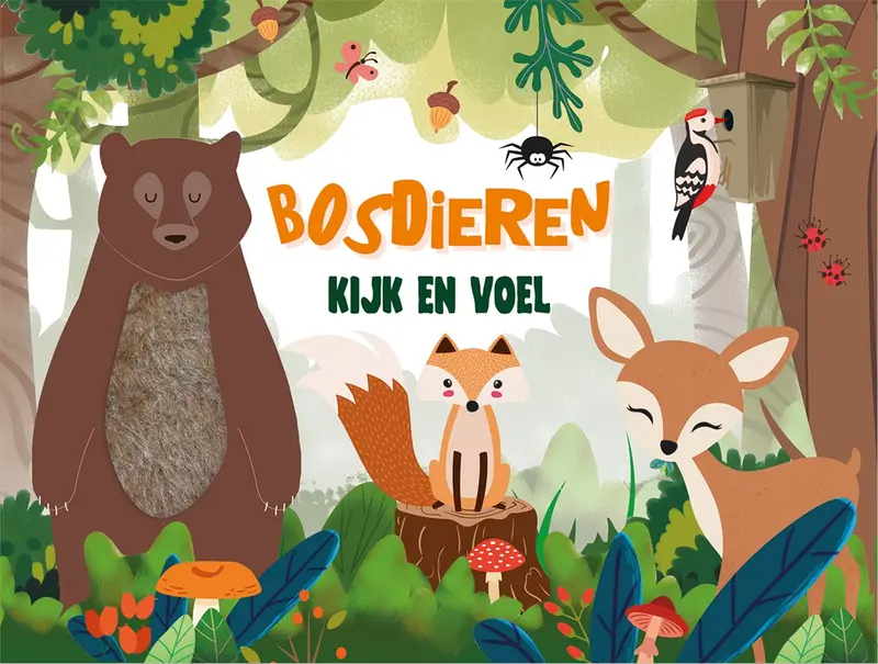Kijk en voel Bosdieren