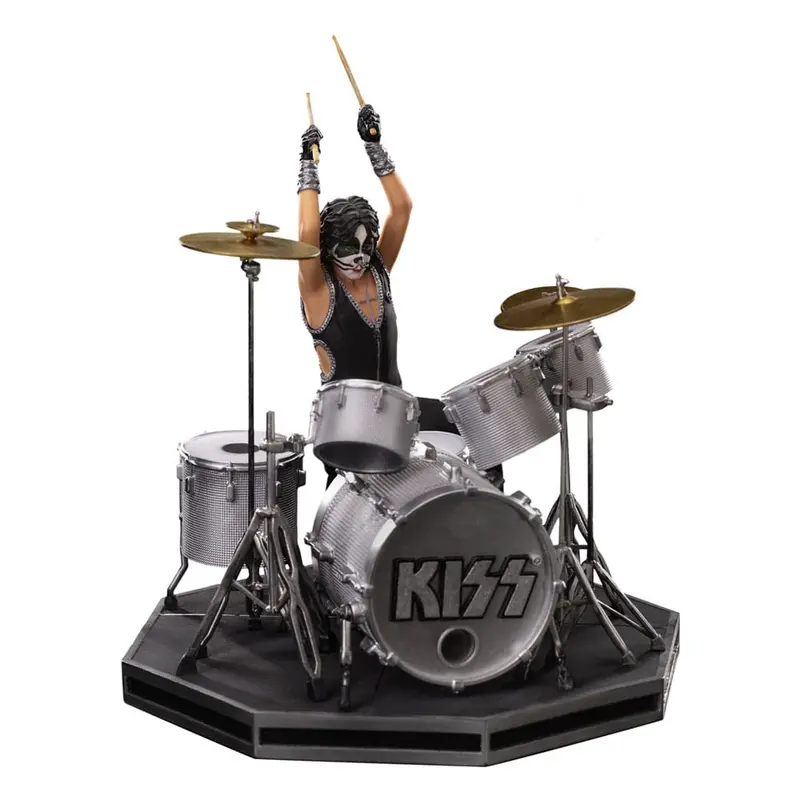 Kiss Art Scale Statue 1/10 Peter Criss The Catman Limited Edtition 22 cm