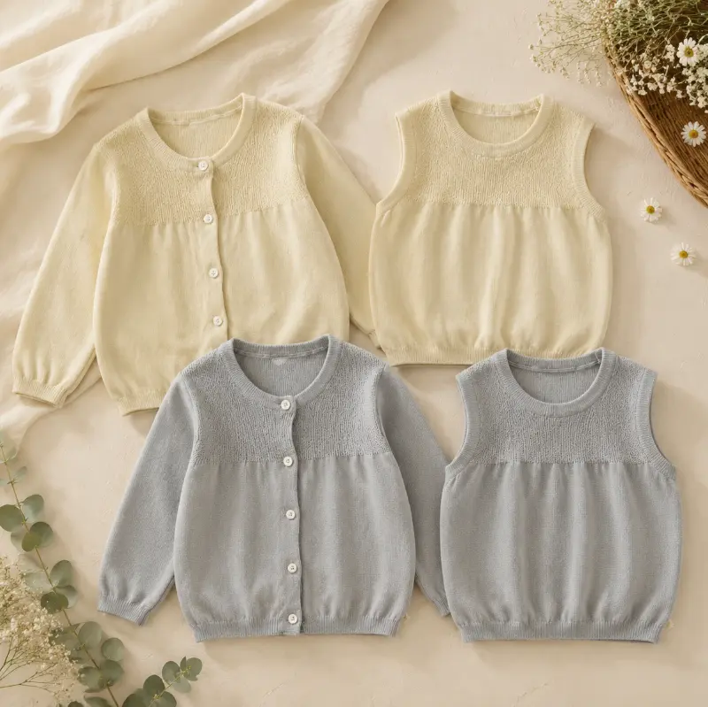 Knitwear Set – Elegant & Comfy – Zacht Gebreid Vest