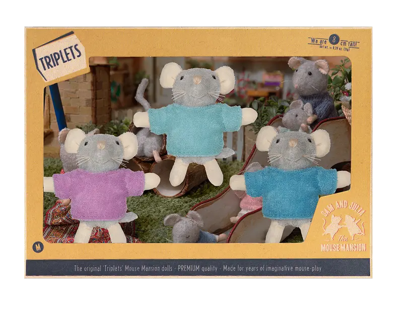 Knuffel Muis De Drieling