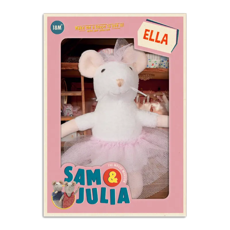 Knuffel Muis Ella