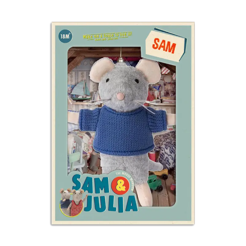Knuffel Muis Sam
