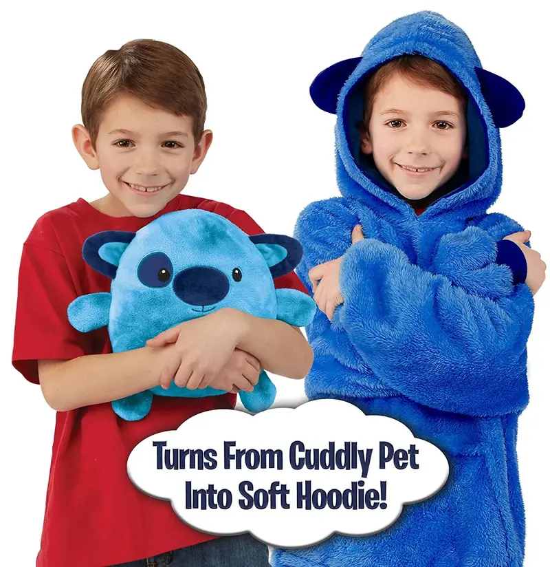 KnuffelHoodie™ - Hoodie en knuffel in een! - Warm & Multifunctioneel