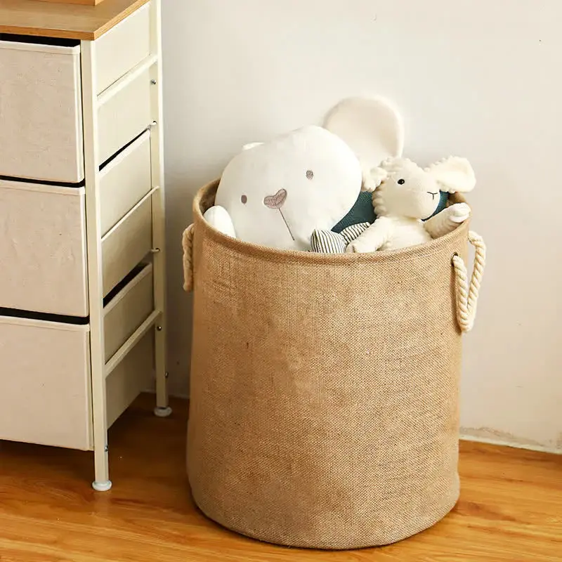 Kora Opvouwbare Wasmand - Katoen-Linnen, Waterdicht