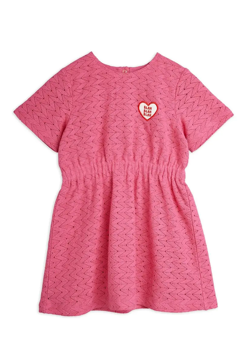 Lace patch dress