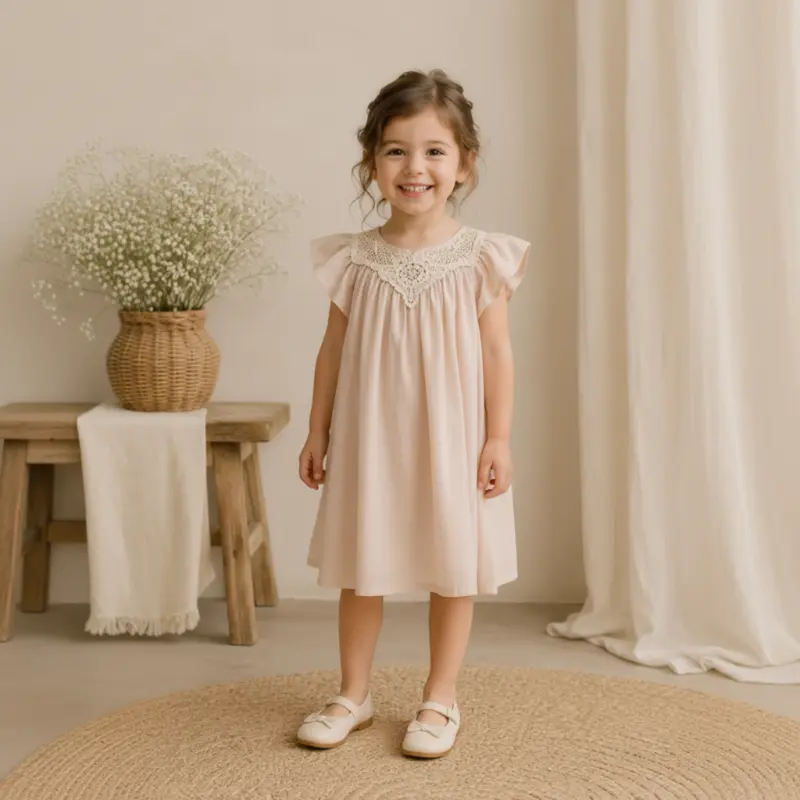 Lace Stitching Dress – Elegant & Comfort – Kant & Stiksels
