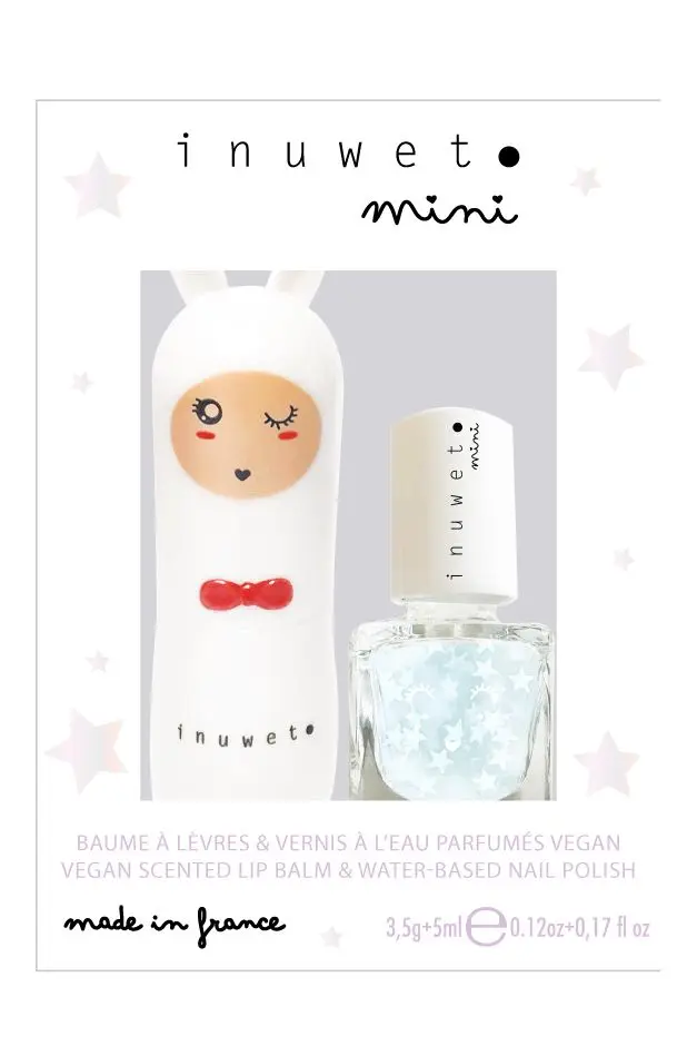 Lipbalm Nailpolish Duo Set Coton Candy