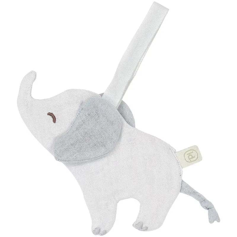 little dutch knuffel- en speendoek safari friends - oilfant