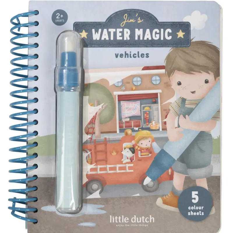 little dutch waterkleurboek jim - vehicles
