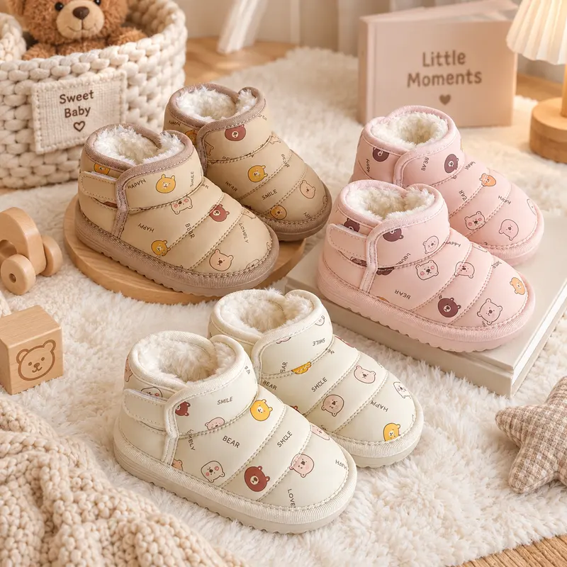 LittleSnow – Warm & Schattig – Kinder Boots met Zachte Binnenvoering